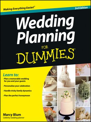 cover image of Wedding Planning For Dummies